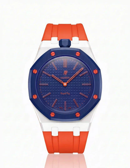 Silicone Strap & Case  Royal Pop Orenji Hachi(Customize  Colors)