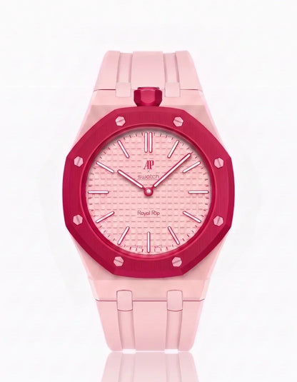 Silicone Strap &  Case  Royal Pop Otto Rosso(Customize  Colors)