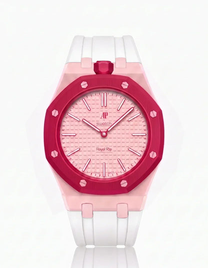 Silicone Strap &  Case  Royal Pop Otto Rosso(Customize  Colors)
