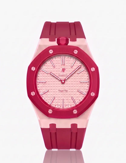 Silicone Strap &  Case  Royal Pop Otto Rosso(Customize  Colors)