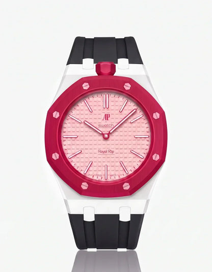 Silicone Strap &  Case  Royal Pop Otto Rosso(Customize  Colors)