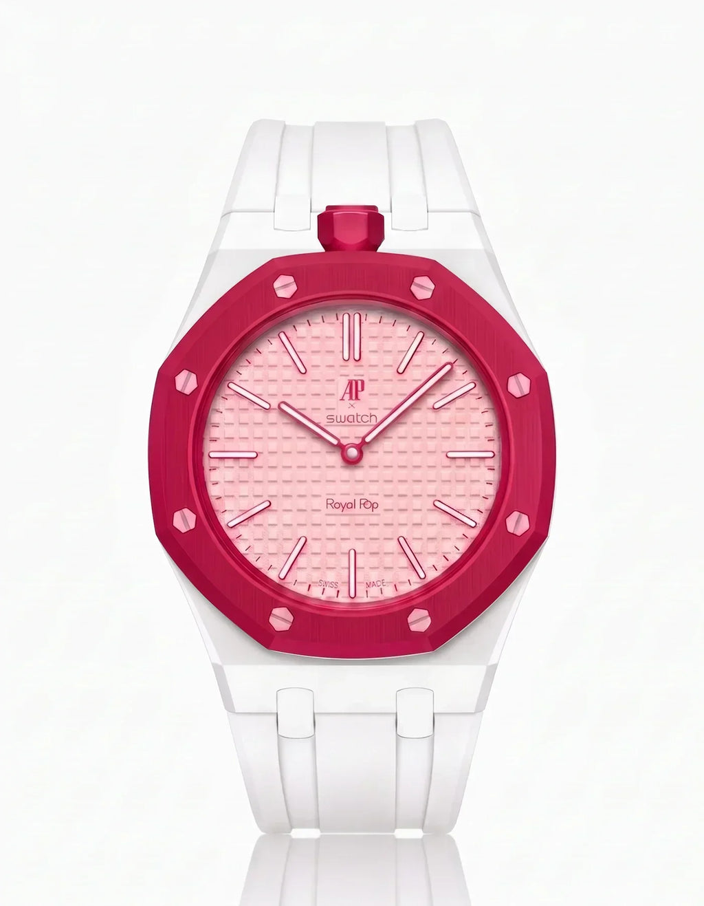 Silicone Strap &  Case  Royal Pop Otto Rosso(Customize  Colors)