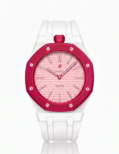 Silicone Strap &  Case  Royal Pop Otto Rosso(Customize  Colors)