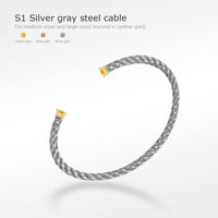 [Solara Jewelry ]FORCE SERIES BRACELET CABLES 50 CHOICES (DIY SELECTION)