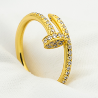 [Solara Jewelry ]JUSTE RING 1.8MM GOLD DIAMONDS