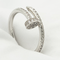 [Solara Jewelry ]JUSTE RING 1.8MM SILBER DIAMANTEN