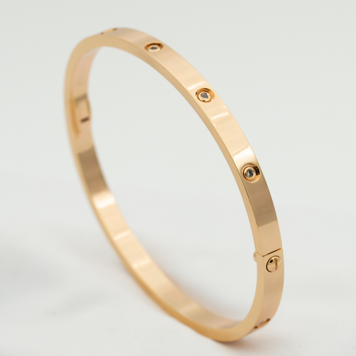 [ソララジュエリー ]LOVEブレスレット 3.65MM 10ダイヤモンド