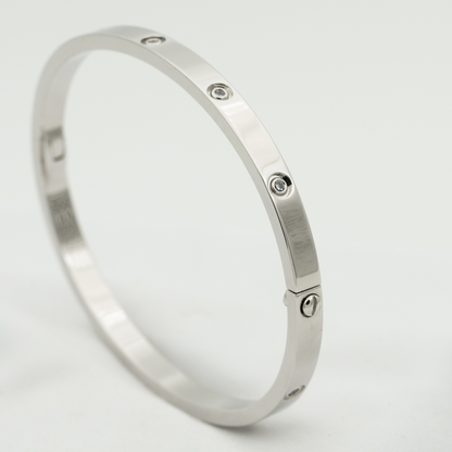 [ソララジュエリー ]LOVEブレスレット 3.65MM 10ダイヤモンド