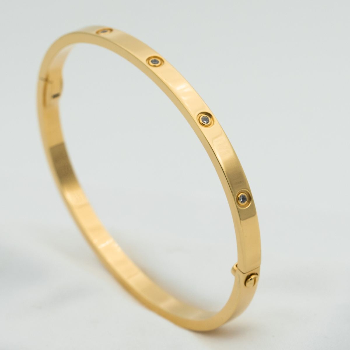 [ソララジュエリー ]LOVEブレスレット 3.65MM 10ダイヤモンド