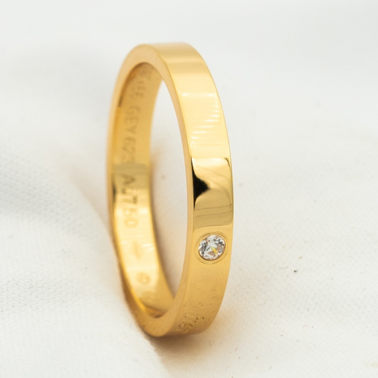 [Solara Jewelry ]LOVE RING 4MM 1ダイヤモンド