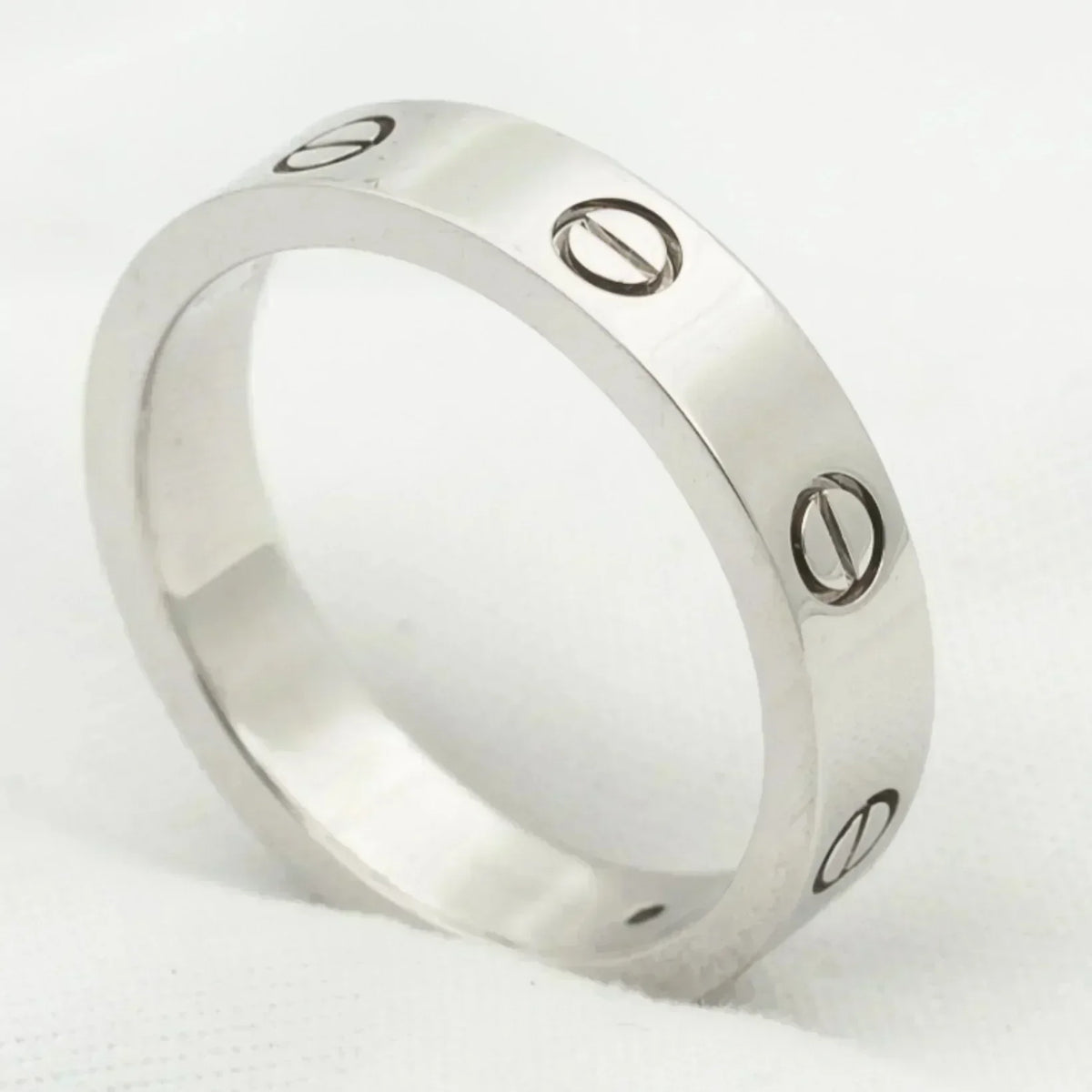 [Solara Jewelry ]ラブリング 4MM 1ダイヤモンド シルバー