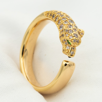 [Solara Jewelry ]PANTHERE RING DIAMOND 7.3MM