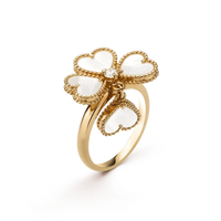 [Solara Jewelry ]SWEET CLOVER WHITE MOP RING
