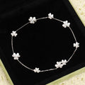 [Solara Jewelry ]FRIVOLE SILVER 9 BLUMEN HALSKETTE