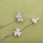 [Solara Jewelry ]FRIVOLE SILVER 9 BLUMEN HALSKETTE