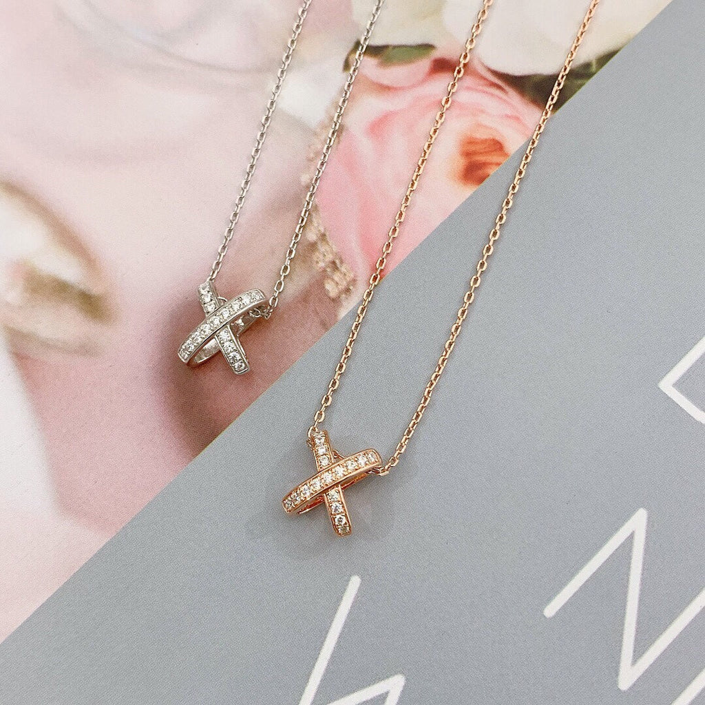 [Solara Jewelry ]JEUX DE DIAMOND NECKLACE