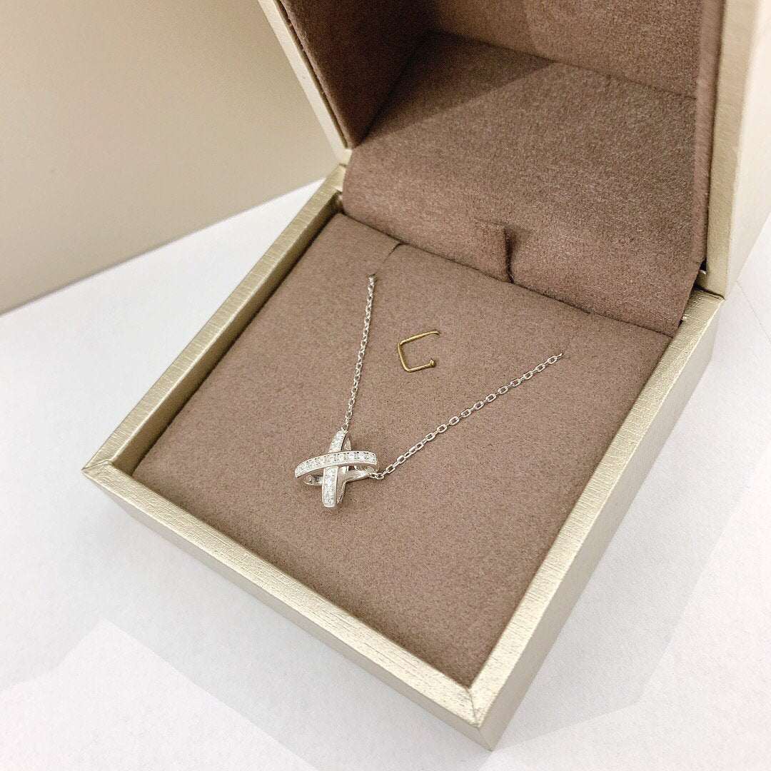[Solara Jewelry ]JEUX DE DIAMOND NECKLACE