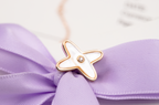 [ソラーラジュエリー]JEUX DE WHITE MOP ROSE GOLD DIAMOND EARRINGS
