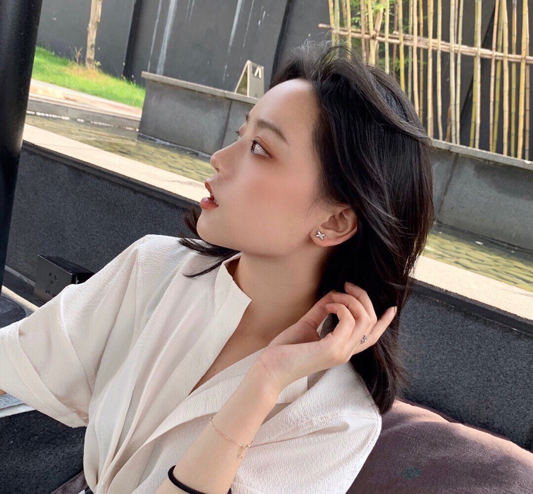 [ソラーラジュエリー]JEUX DE WHITE MOP ROSE GOLD DIAMOND EARRINGS