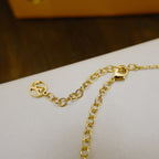 [Solara Jewelry ]BLÜHENDE GESCHMEIDIGE HALSKETTE MESSING