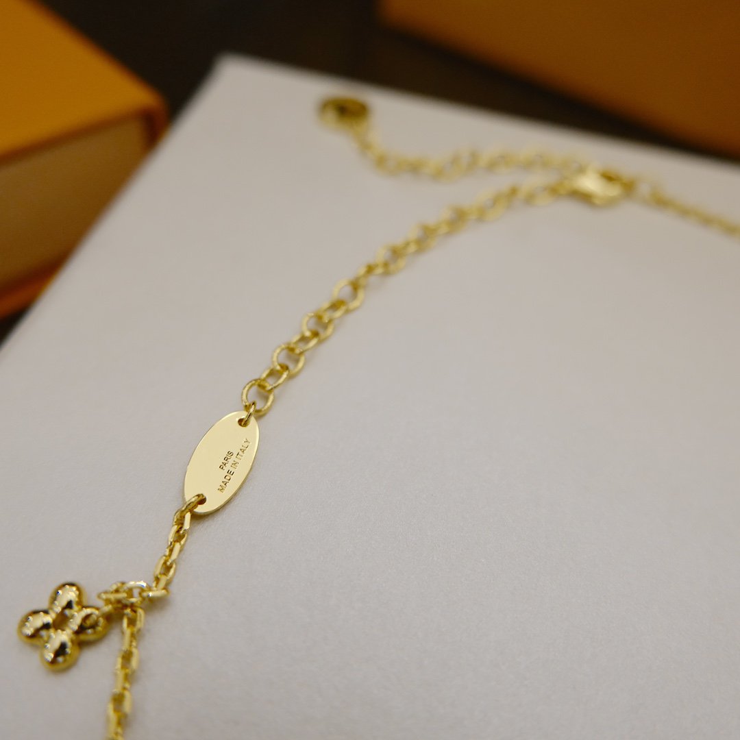 [Solara Jewelry ]BLÜHENDE GESCHMEIDIGE HALSKETTE MESSING