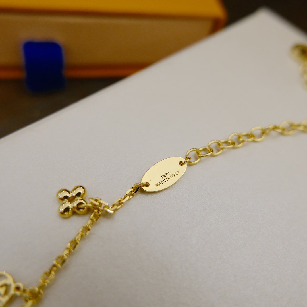 [Solara Jewelry ]BLÜHENDE GESCHMEIDIGE HALSKETTE MESSING