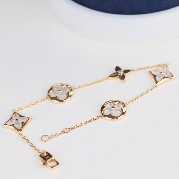 [Solara Jewelry ]リーフ クローバー ブレスレット