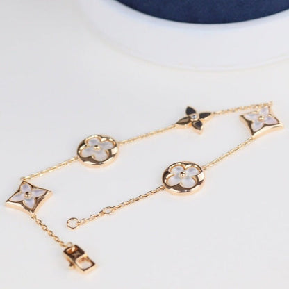[Solara Jewelry ]リーフ クローバー ブレスレット