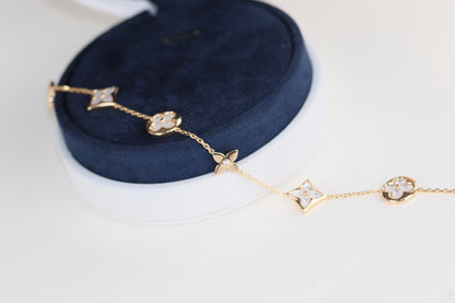 [Solara Jewelry ]リーフ クローバー ブレスレット
