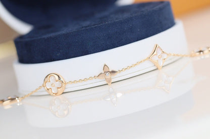 [Solara Jewelry ]リーフ クローバー ブレスレット