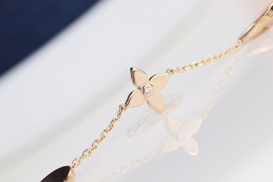 [Solara Jewelry ]リーフ クローバー ブレスレット