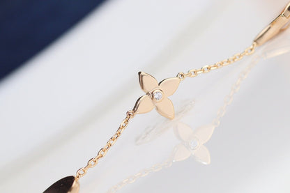 [Solara Jewelry ]リーフ クローバー ブレスレット