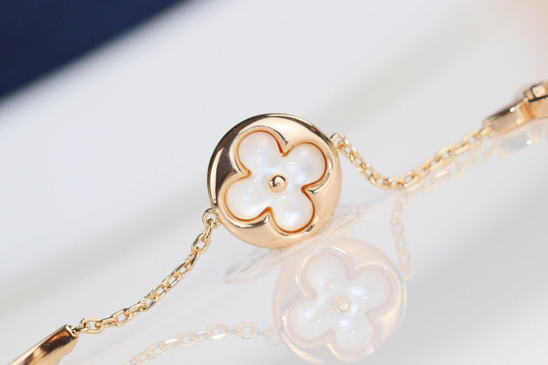 [Solara Jewelry ]リーフ クローバー ブレスレット