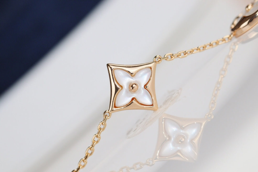 [Solara Jewelry ]リーフ クローバー ブレスレット