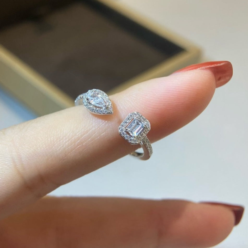 [Solara jewelry]MY TWIN TOI & MOI シルバーダイヤモンドリング