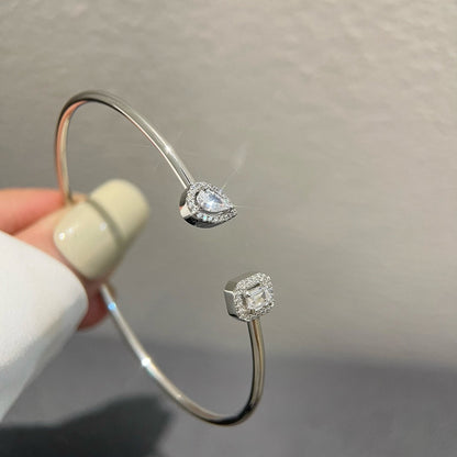 [Solara jewelry]FLEXIBLER JONC-ARMREIF MY TWIN TOI & MOI SILBER DIAMANT