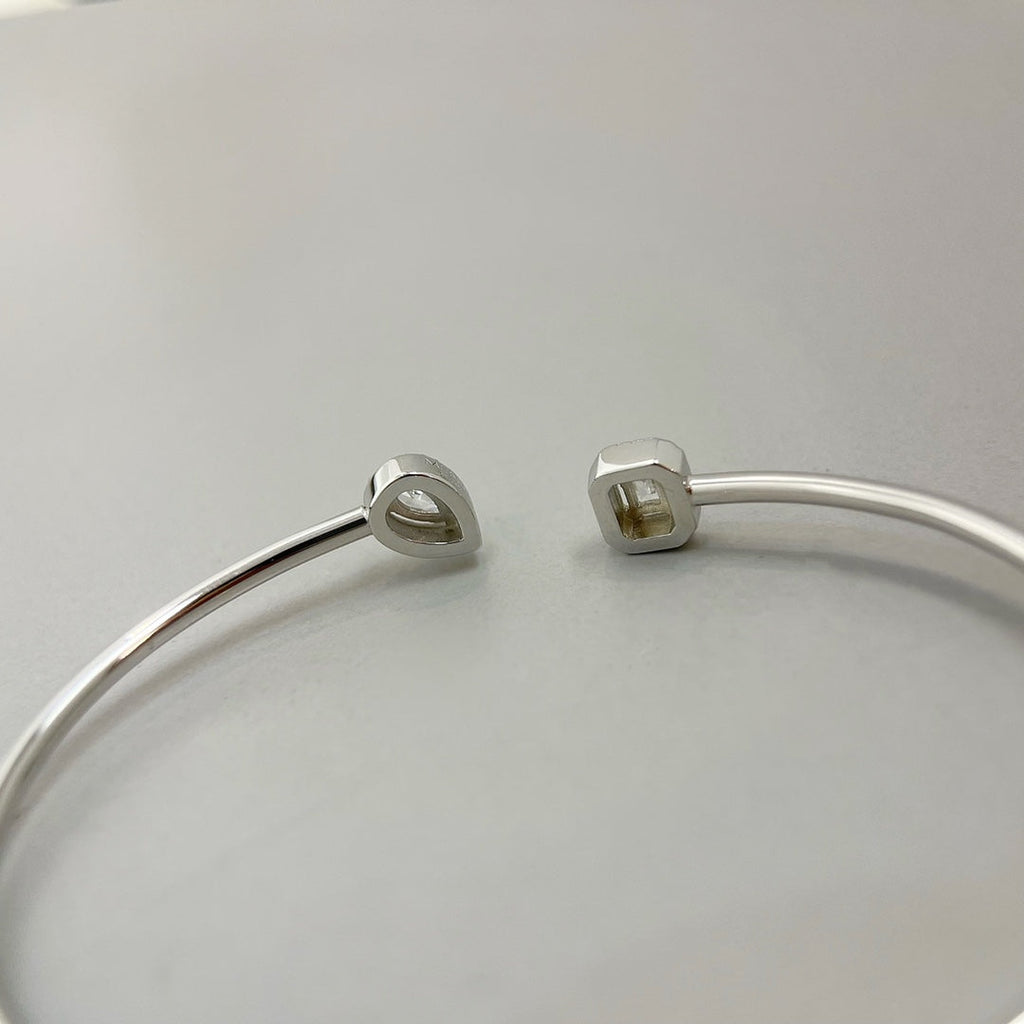 [Solara jewelry]JONC FLEX MY TWIN TOI & MOI シルバーダイヤモンドブレスレット