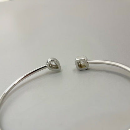 [Solara jewelry]FLEXIBLER JONC-ARMREIF MY TWIN TOI & MOI SILBER DIAMANT