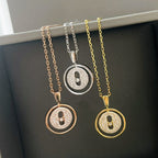 [Solara jewelry]LUCKY MOVER PM HALSKETTE, PAVEED