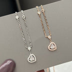[Solara jewelry]ジョイハートダイヤモンドネックレス