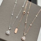 [Solara jewelry]ジョイハートダイヤモンドネックレス