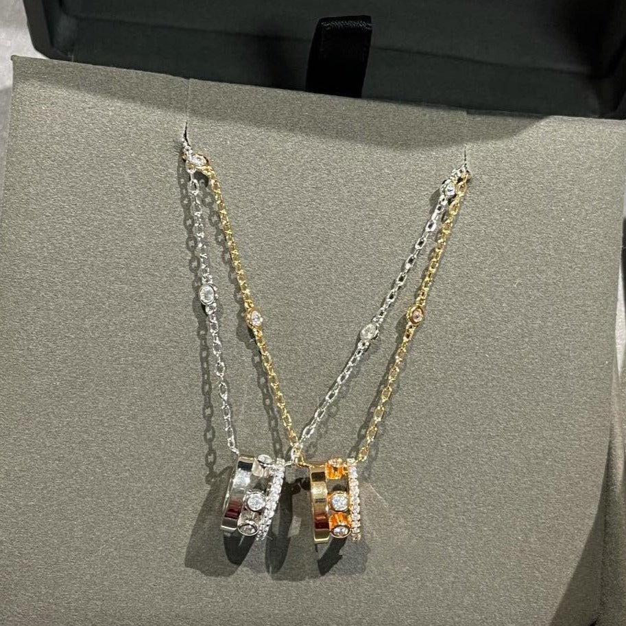 [Solara Schmuck]KETTE MOVE ROMANE ANHÄNGER HALSKETTE