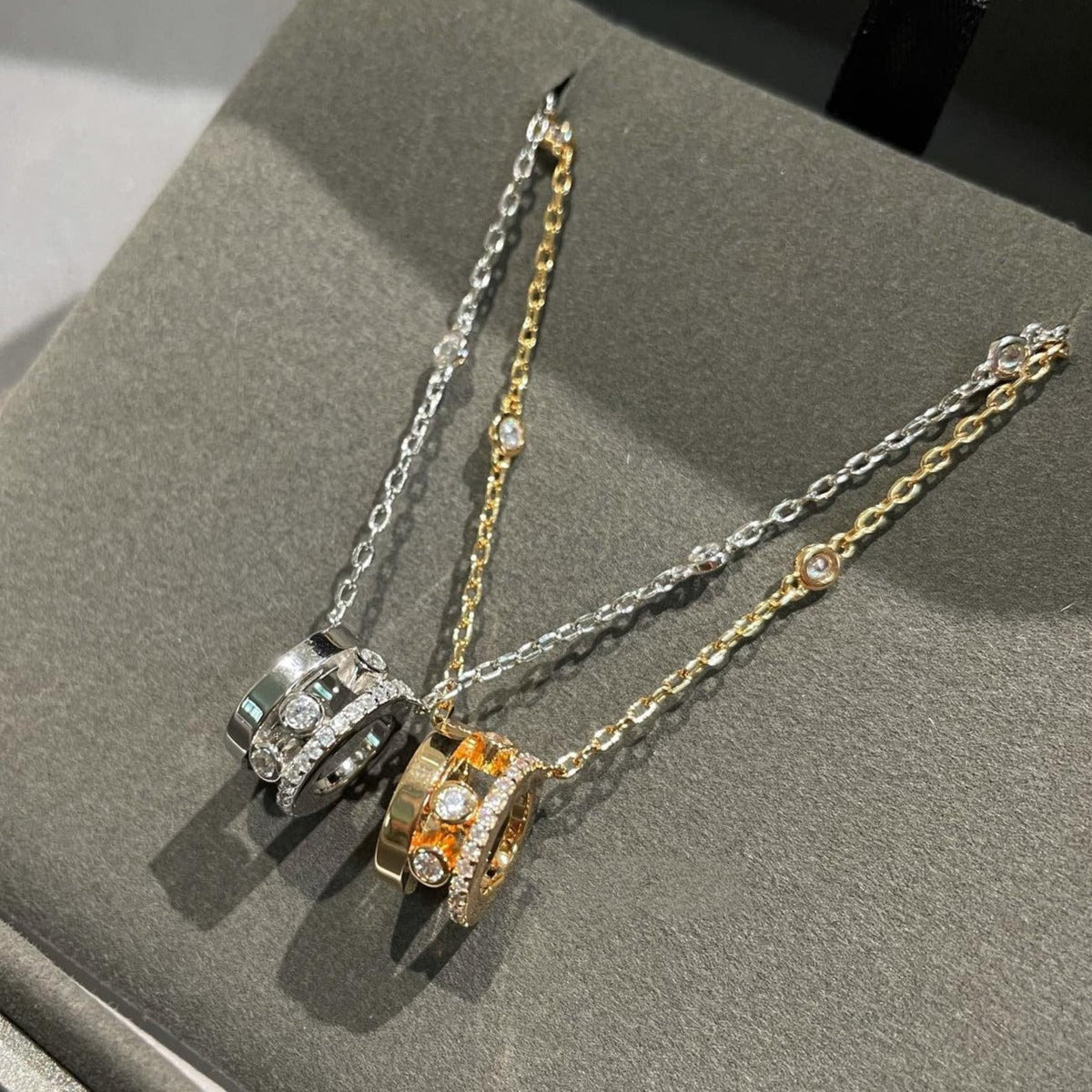 [Solara Schmuck]KETTE MOVE ROMANE ANHÄNGER HALSKETTE