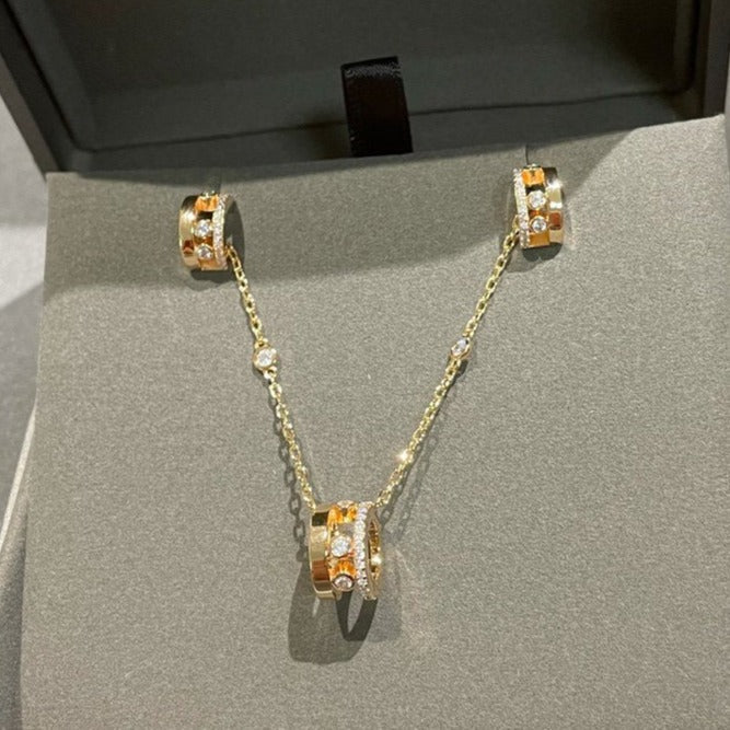 [Solara Schmuck]KETTE MOVE ROMANE ANHÄNGER HALSKETTE