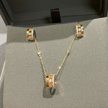[Solara Schmuck]KETTE MOVE ROMANE ANHÄNGER HALSKETTE