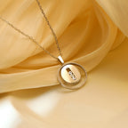 [Solara jewelry]ラッキー ムーブ MM シルバーダイヤモンド ネックレス