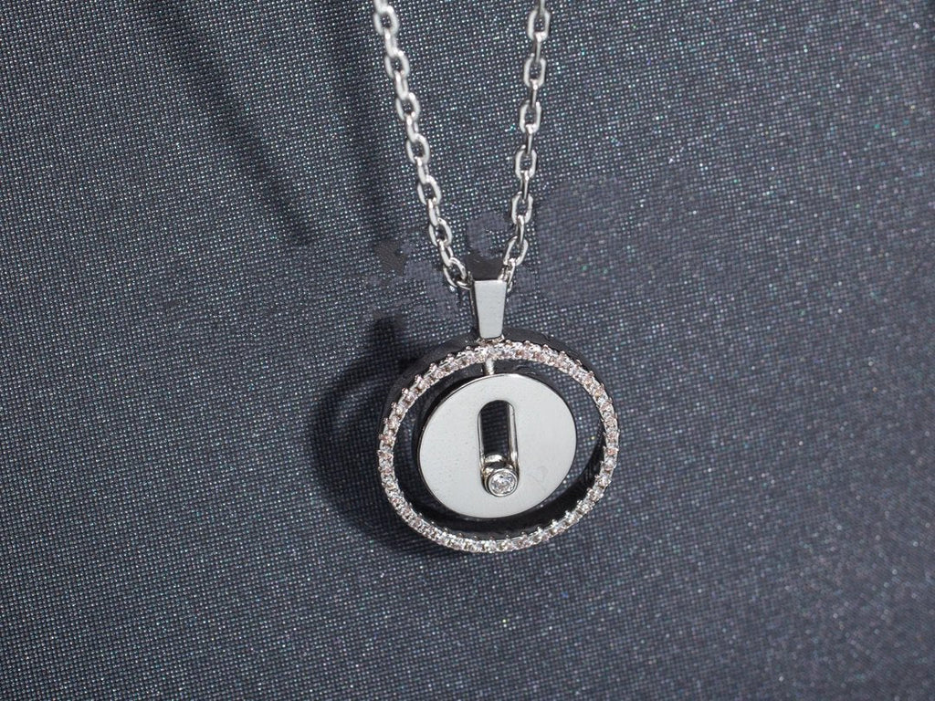 [Solara jewelry]LUCKY MOVE PM HALSKETTE SILBER DIAMANT