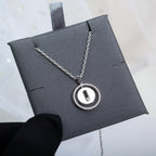 [Solara jewelry]LUCKY MOVE PM HALSKETTE SILBER DIAMANT