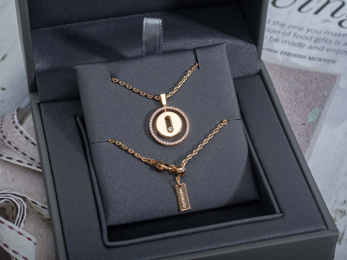 [Solara jewelry]LUCKY MOVE PM HALSKETTE ROSÉGOLD DIAMANT