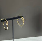 [Solara jewelry]ムーヴ・ウノ PMダイヤモンドフープピアス